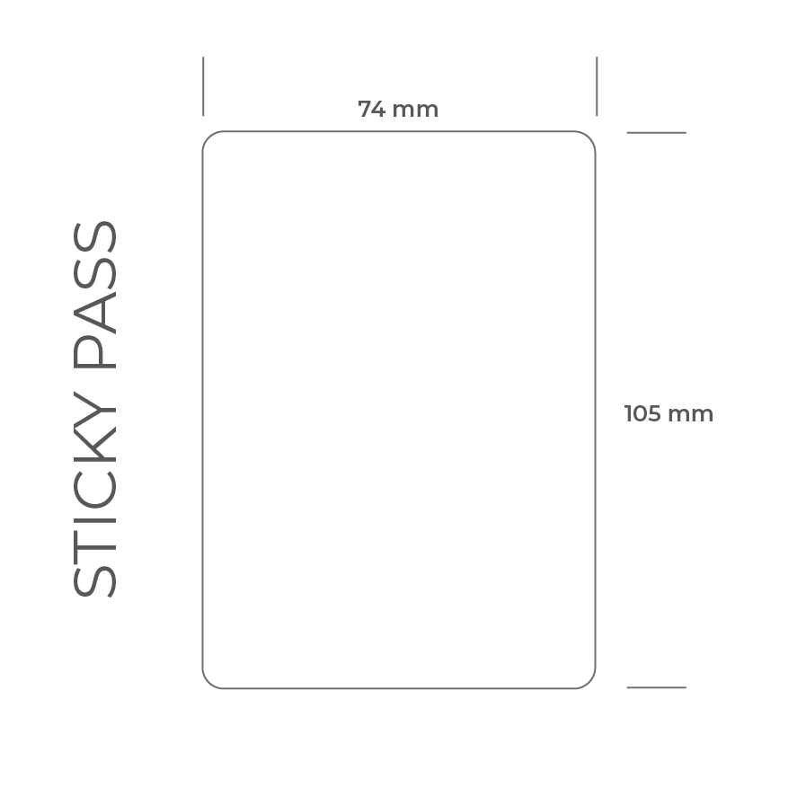 SELVKLEBENDE AKKREDITERING | M/ ANTI BLEED COATING